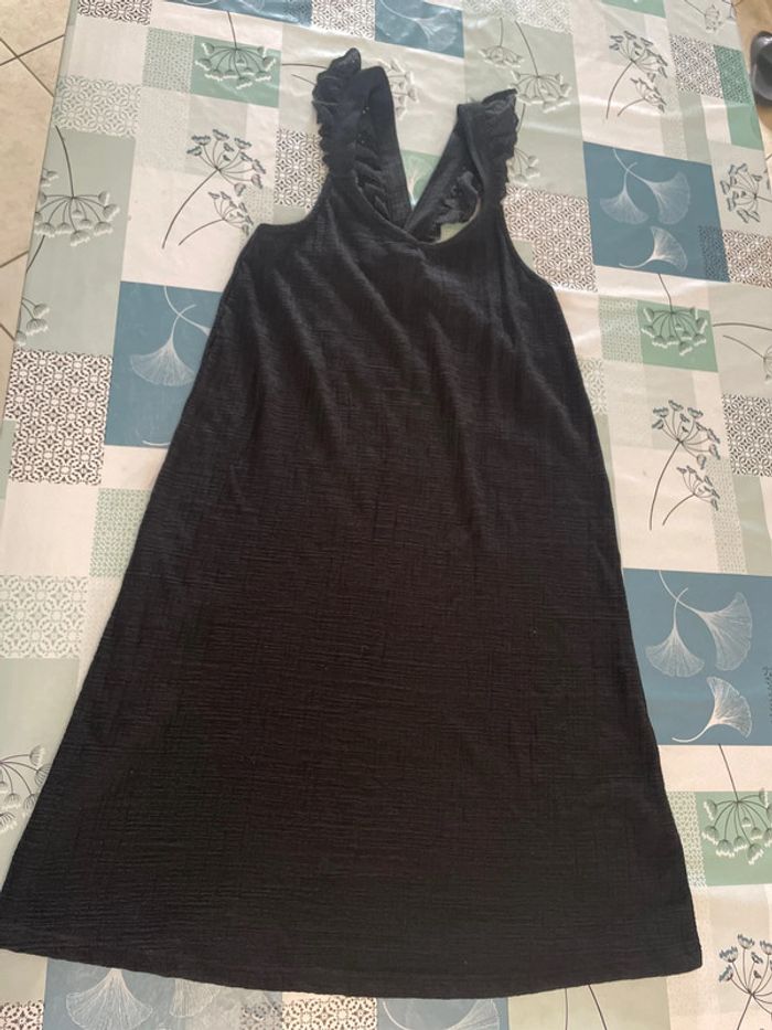 Robe noire à bretelles Camaïeu taille S
