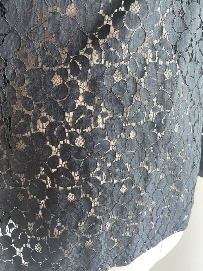Chemise noire dentelle - photo numéro 6