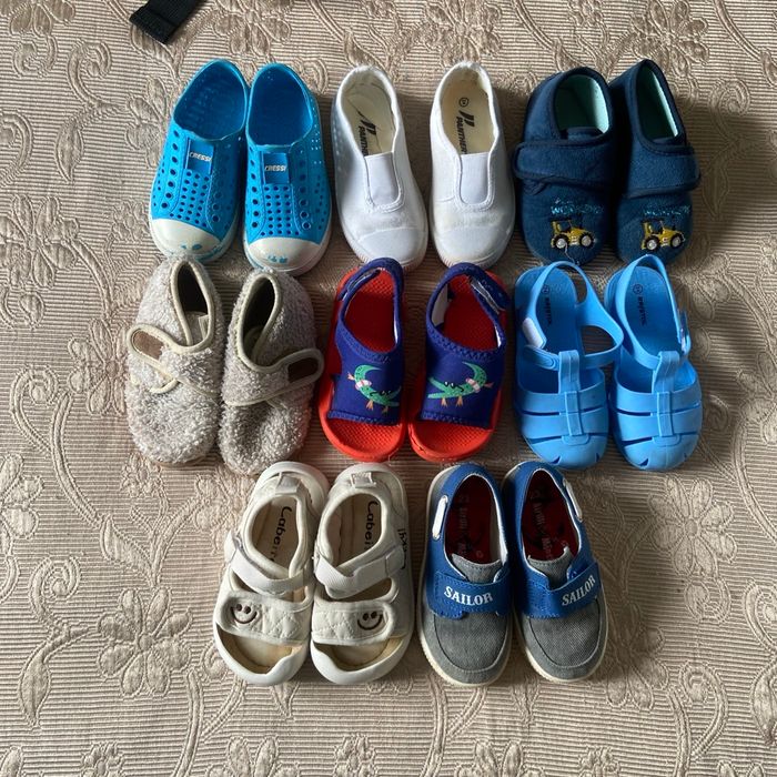 Lot 8 paires chaussures et sandales