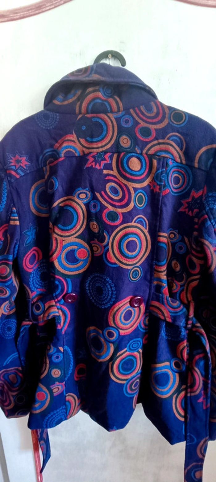 Veste mi longue avec ceinture. Taille 40. - photo numéro 6