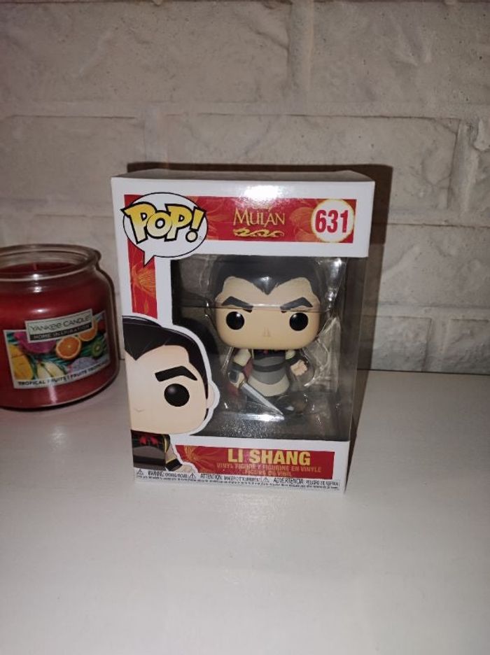 Figurine Pop Li Shang Mulan (Disney), Funko Pop, TBE!