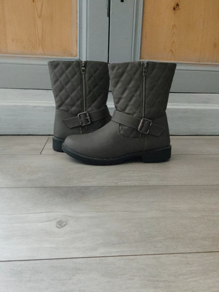 Bottines grises