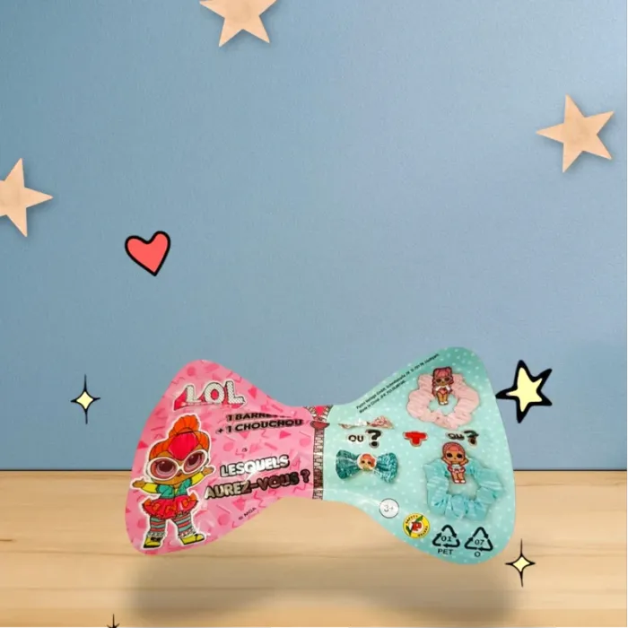 Lol surprise une barrette et un chouchou