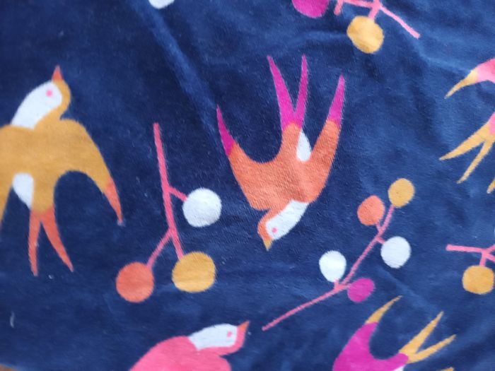 robe 6 ans hiver dpam magnifique en velours douce - photo numéro 2