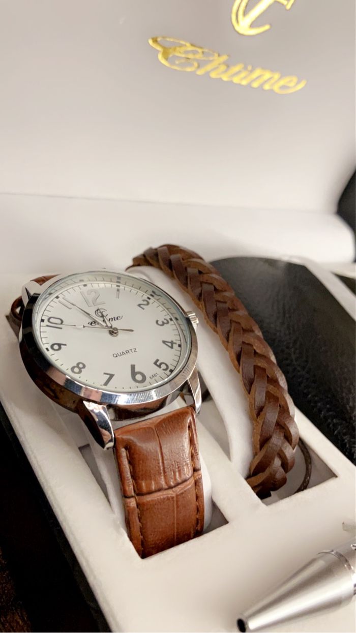 Magnifique coffret cadeau montre Quartz homme - photo numéro 5