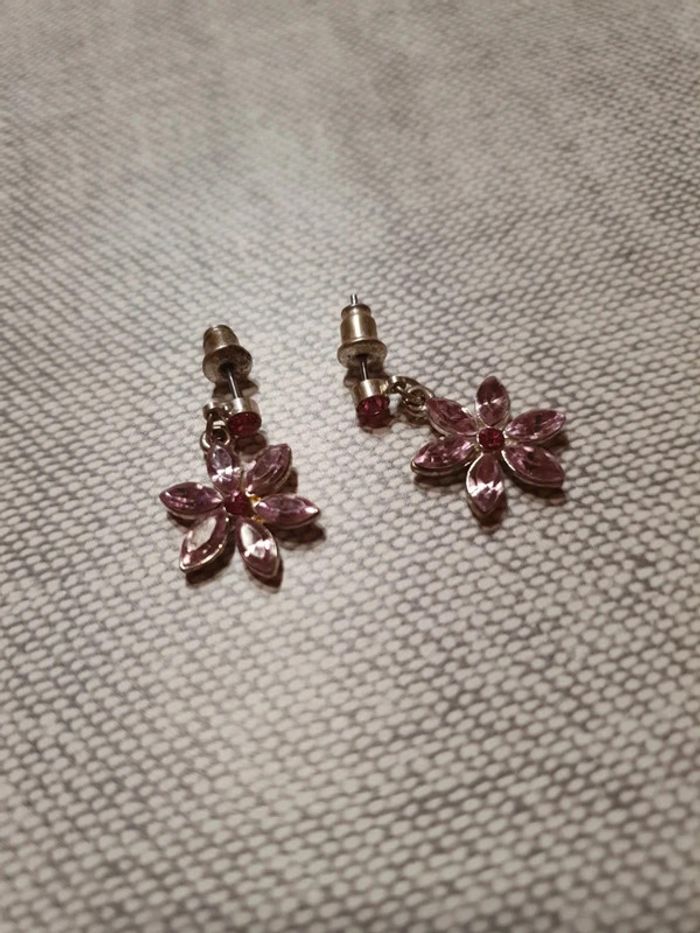 Boucles d'oreilles fleur