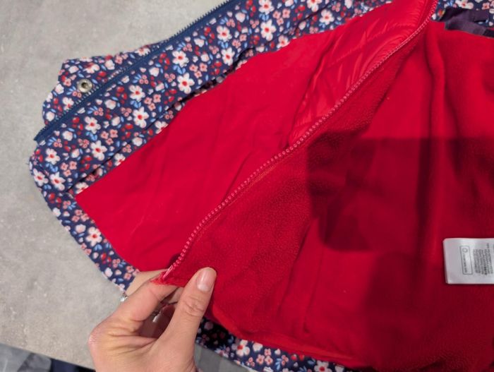 Blouson fleur 9 mois sergent major avec doublure - photo numéro 2