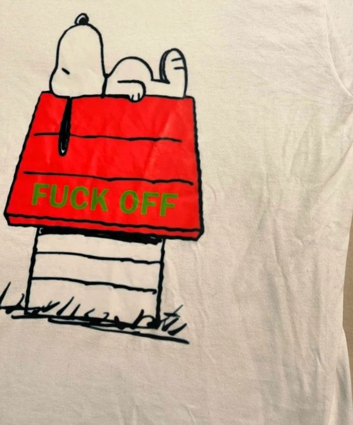 T-shirt Snoopy Attitude Taille S - photo numéro 2