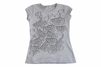 T-shirt fille 10 ans motif K7