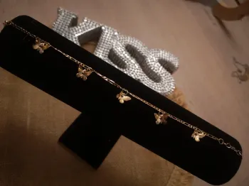 Bracelet de cheville papillon