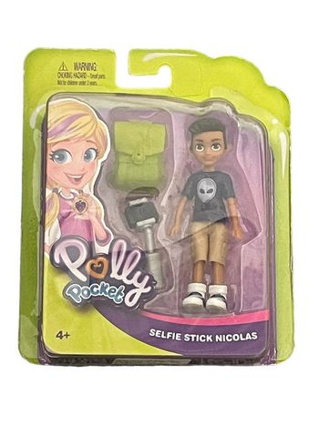 Figurine Polly Pocket Selfie Stick Nicolas Mattel neuf