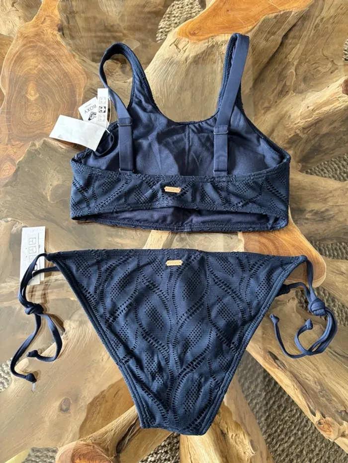 Maillot de bain Roxy femme 2 pièces bleu Marine XS - photo numéro 3