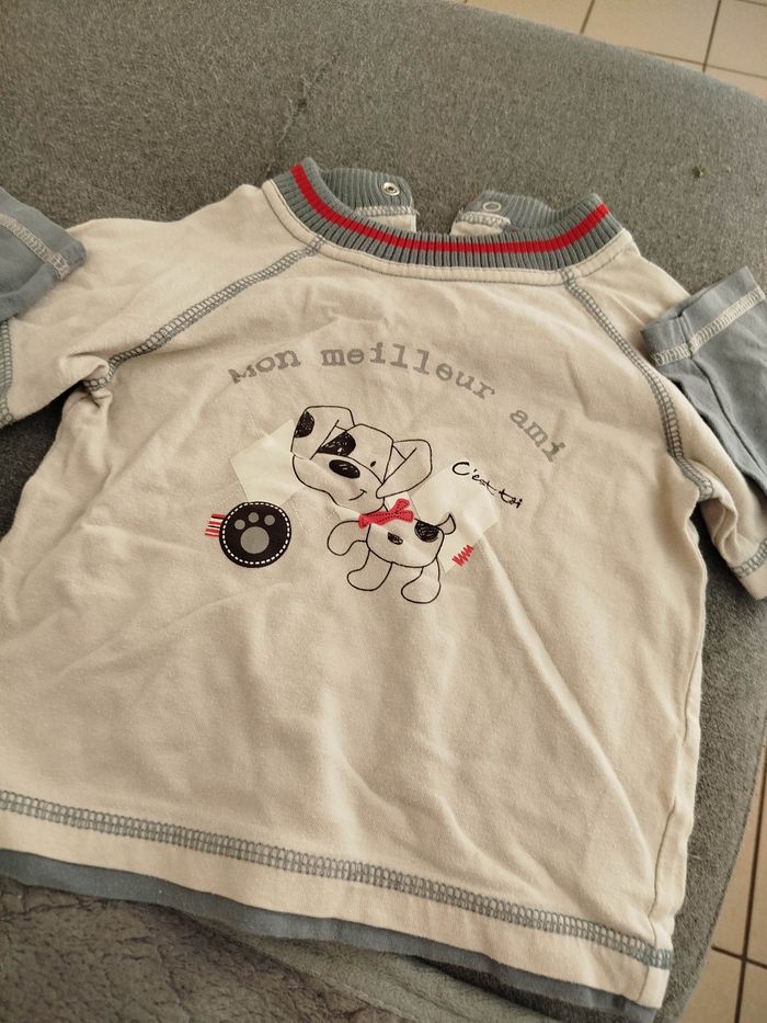 T-shirt manche longue. Taille 18 mois. Tissaia. Très bon état