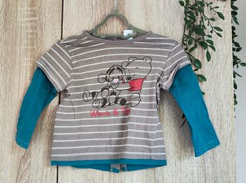T-shirt manches longues Disney baby Winnie l'ourson 12 mois