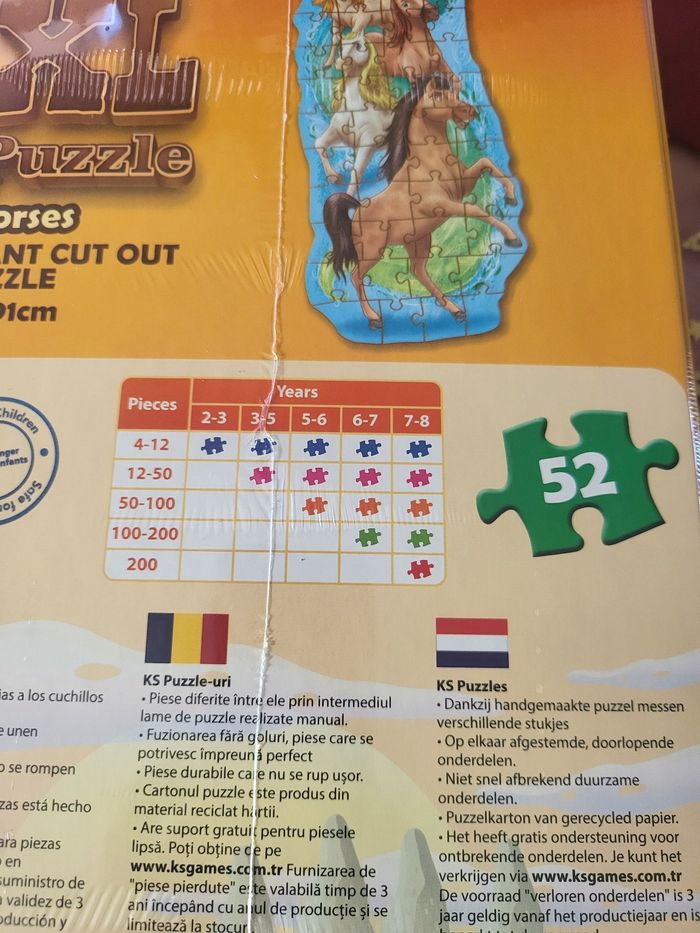 XL puzzle horses ( chevaux) 🐎 52 36x91cm - photo numéro 4