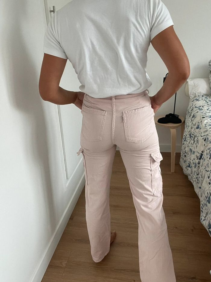 Pantalon Cargo rose - photo numéro 3