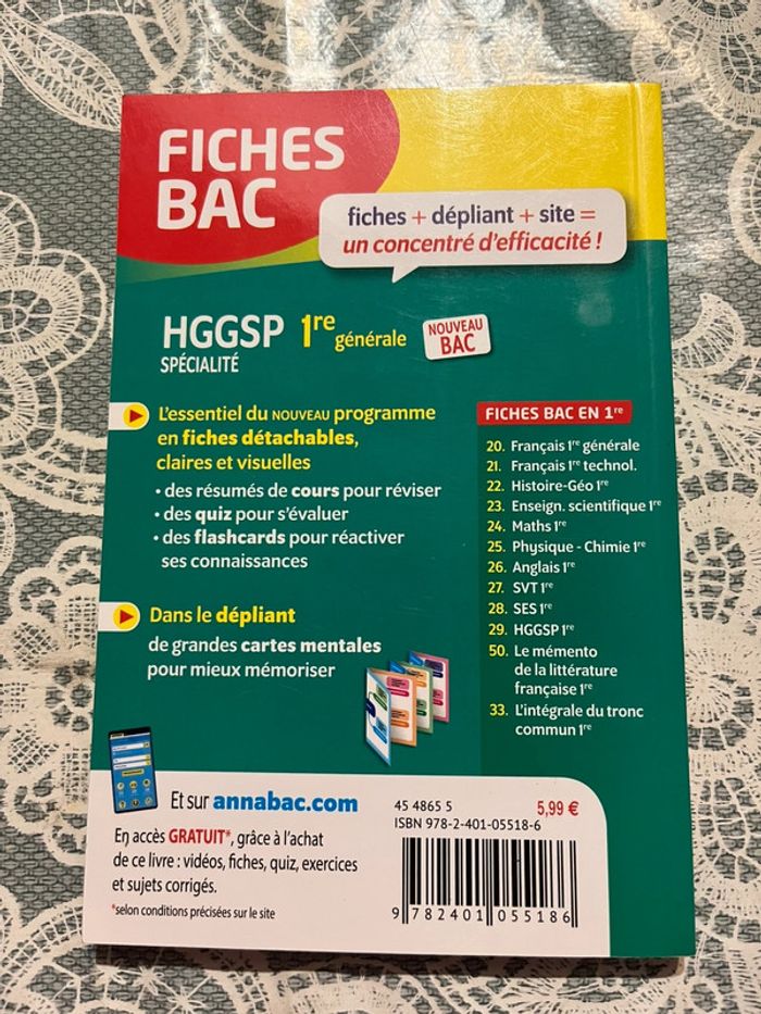 Fiches bac 1ere Histoire géo Géopolitique sciences po Spécialités - photo numéro 2