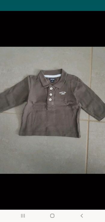 Polo manches longues 9mois