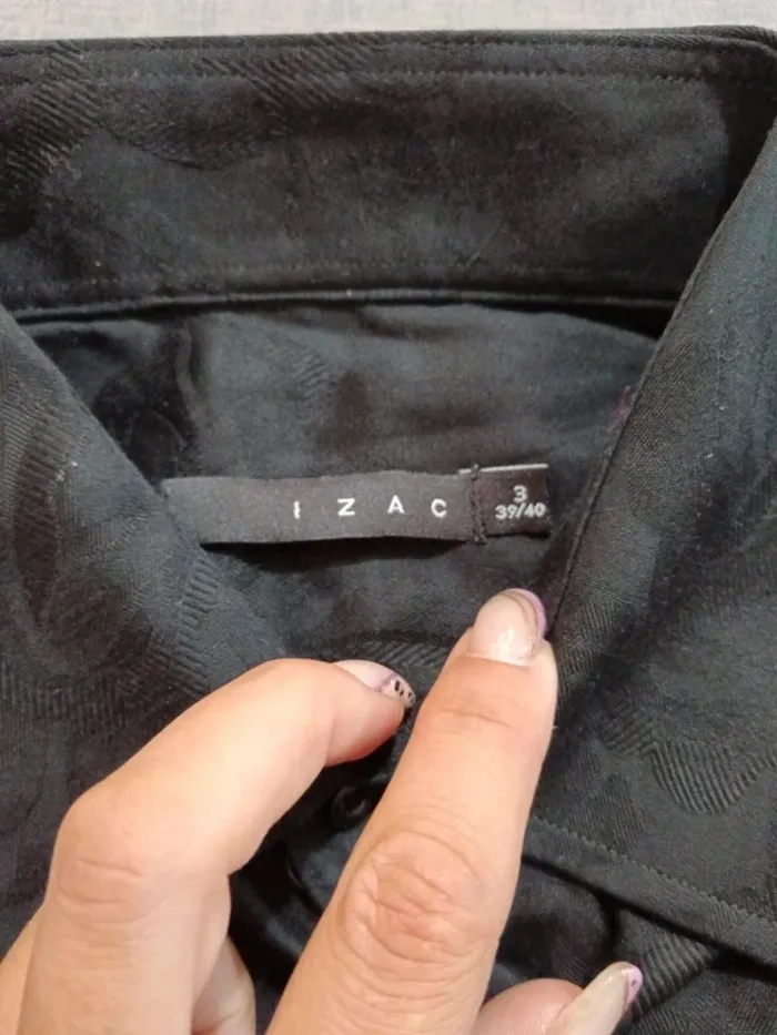 C57 chemise noir Izac T3 - photo numéro 3