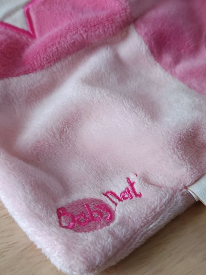 Doudou souris rose baby nat - photo numéro 3