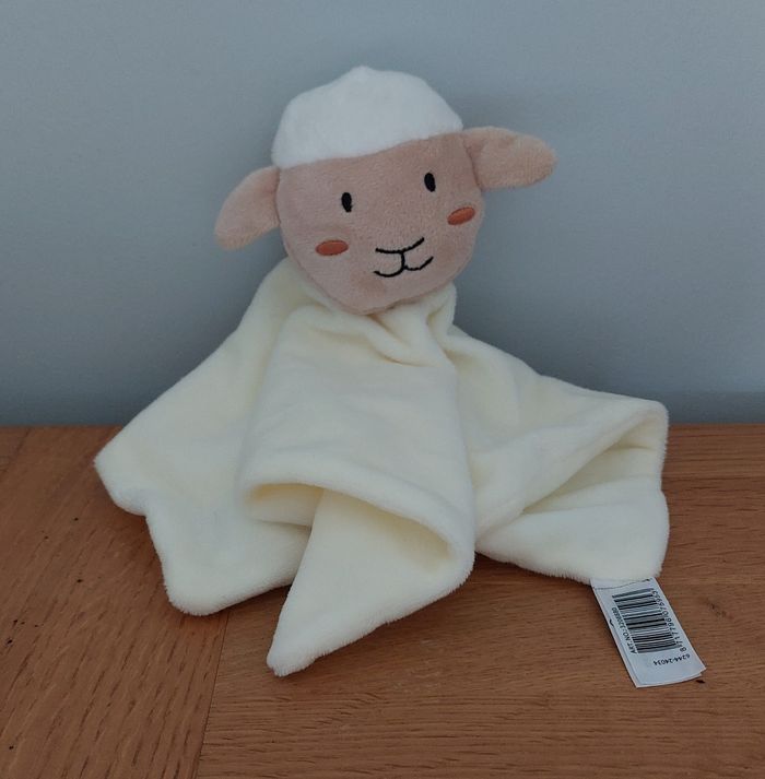 Doudou plat mouton - oeko tex - photo numéro 1