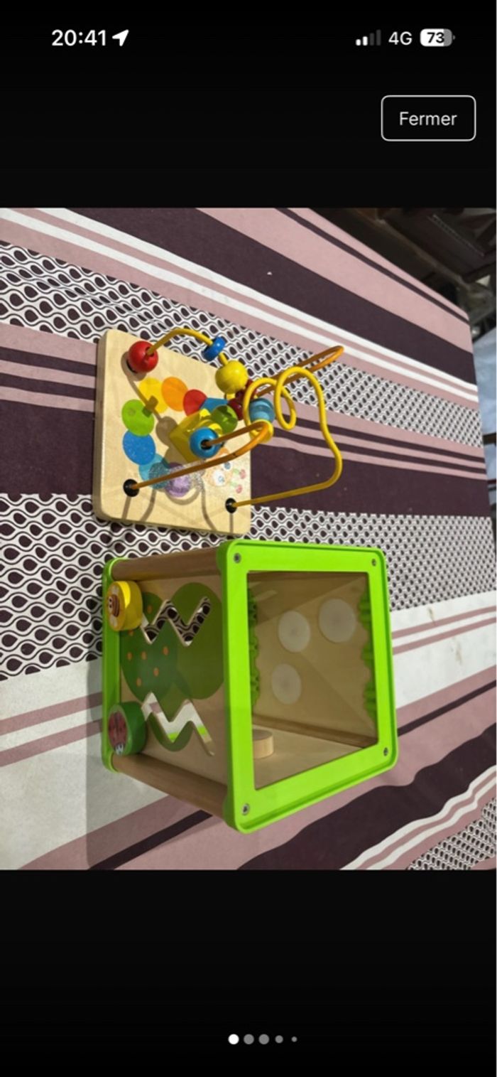 Cube en bois éveil - photo numéro 6