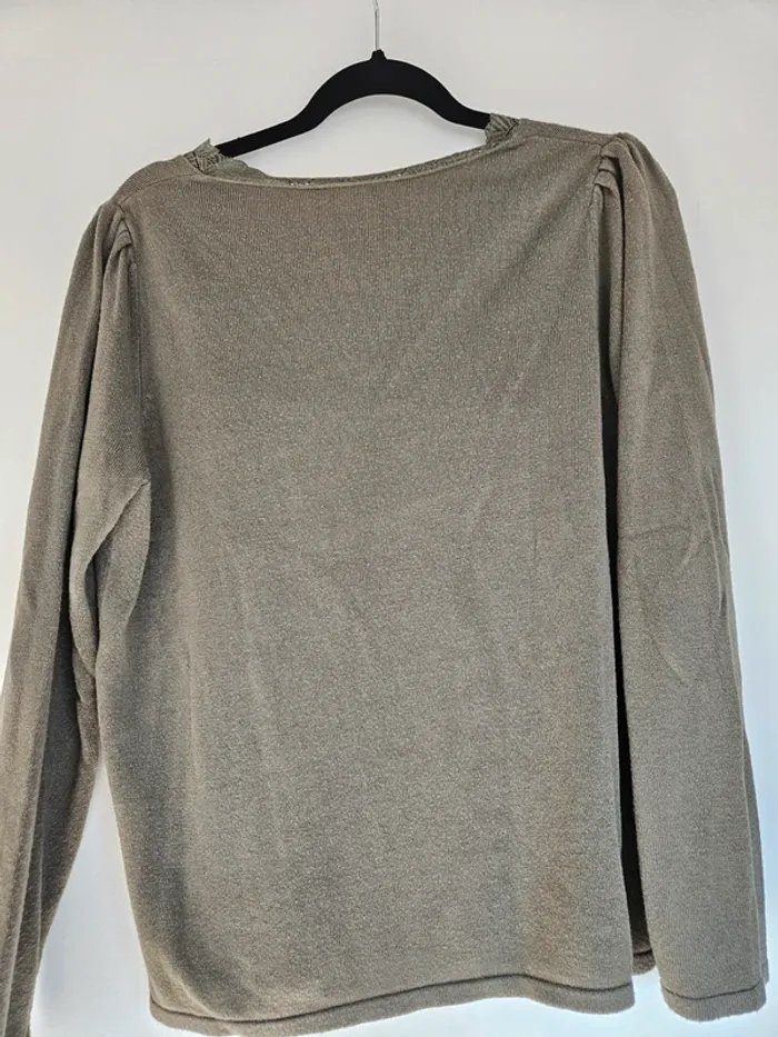 Pull Grain de malice L kaki - photo numéro 3