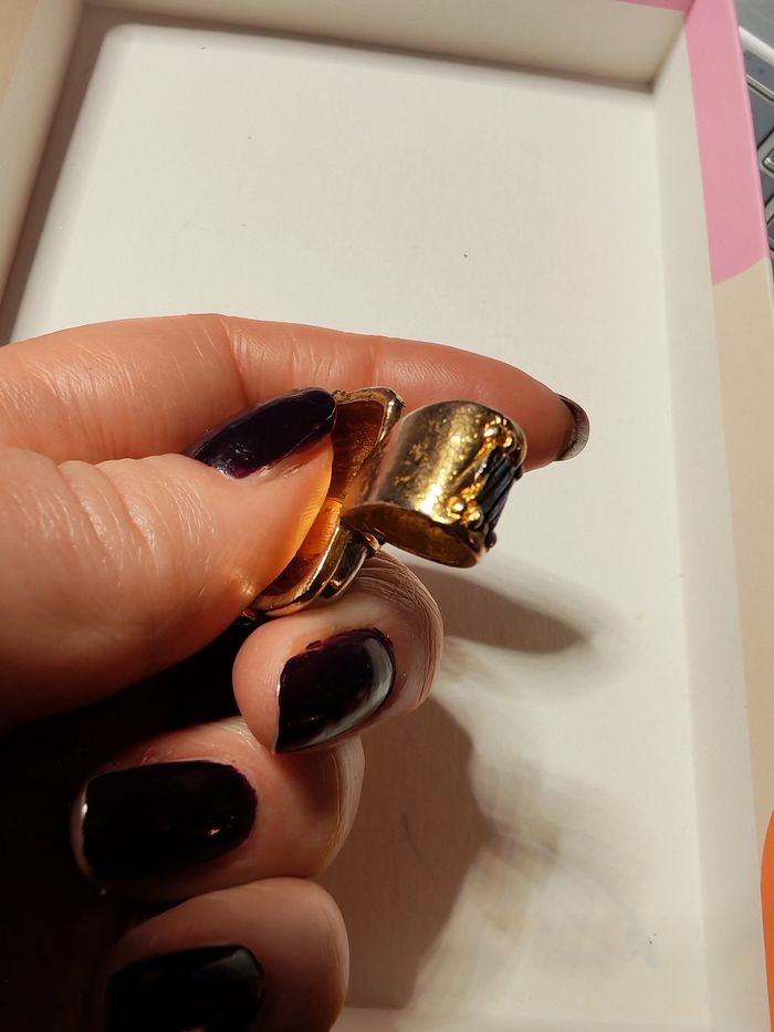 Pendentif argenté et bleu style Renaissance - photo numéro 4