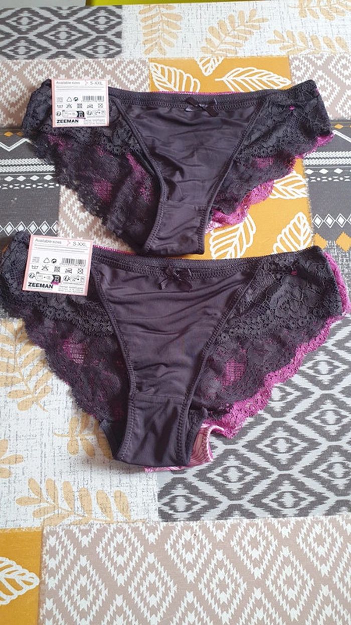 4 culottes avec dentelle taille M - photo numéro 4