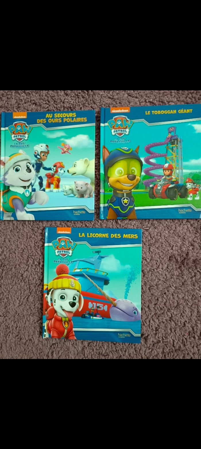 4- Lot de livres de la Pat' patrouille