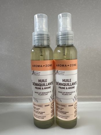 Lot de 2 huiles démaquillantes 