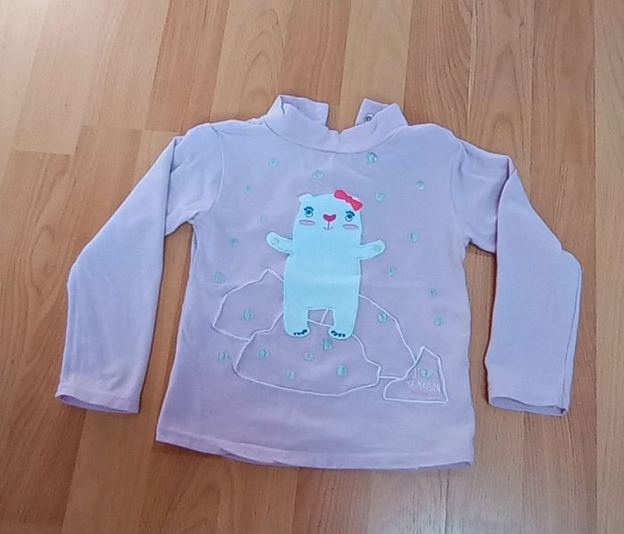 Sous pull Dpam 86 cm rose