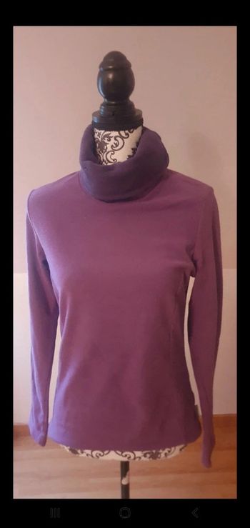 Pull polaire  col montant