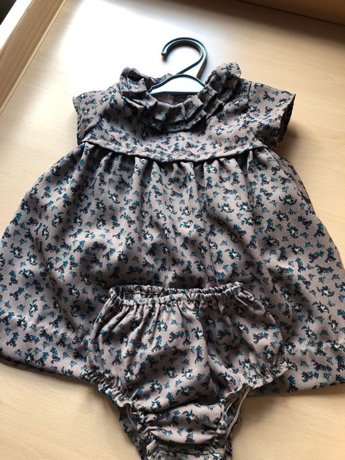 Robe fille 3-6 mois Gocco