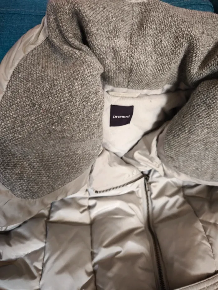 Doudoune Promod beige - photo numéro 2