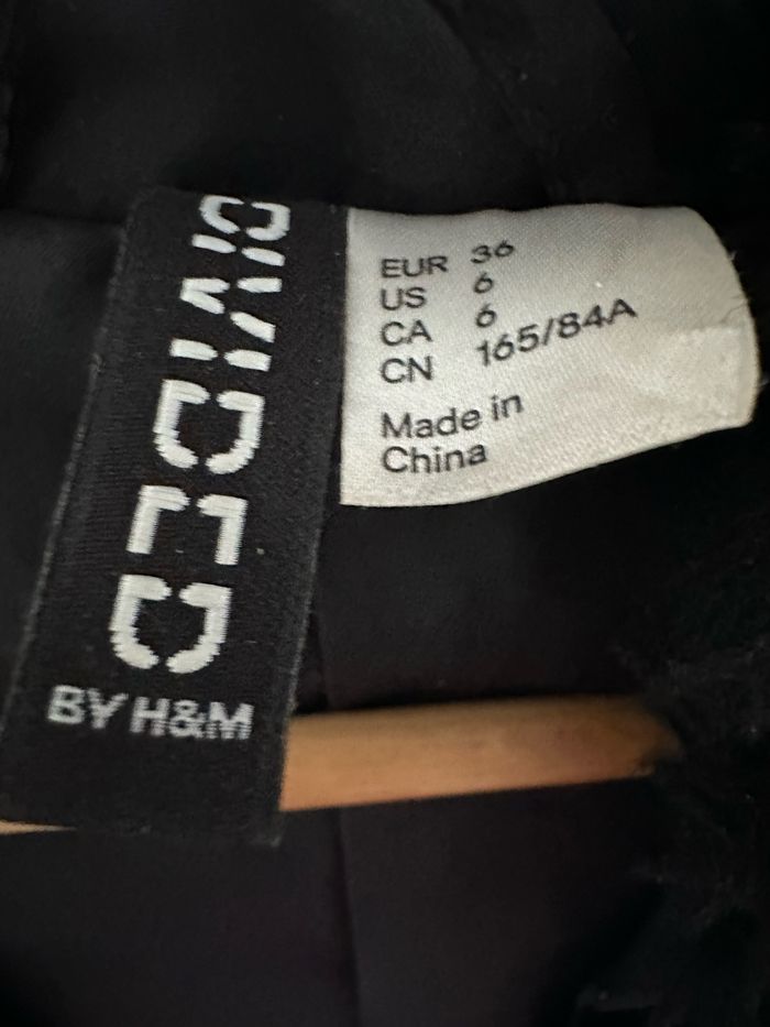 Veste Manteau à capuche noir - photo numéro 3