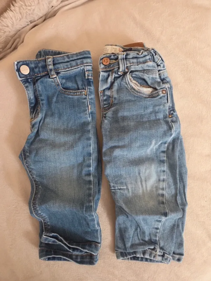 Lot jean Zara/ Jacadi 12 mois - photo numéro 2