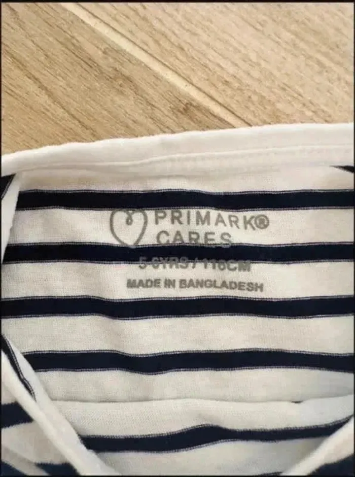 Robe marinière primark 5/6 ans - photo numéro 2