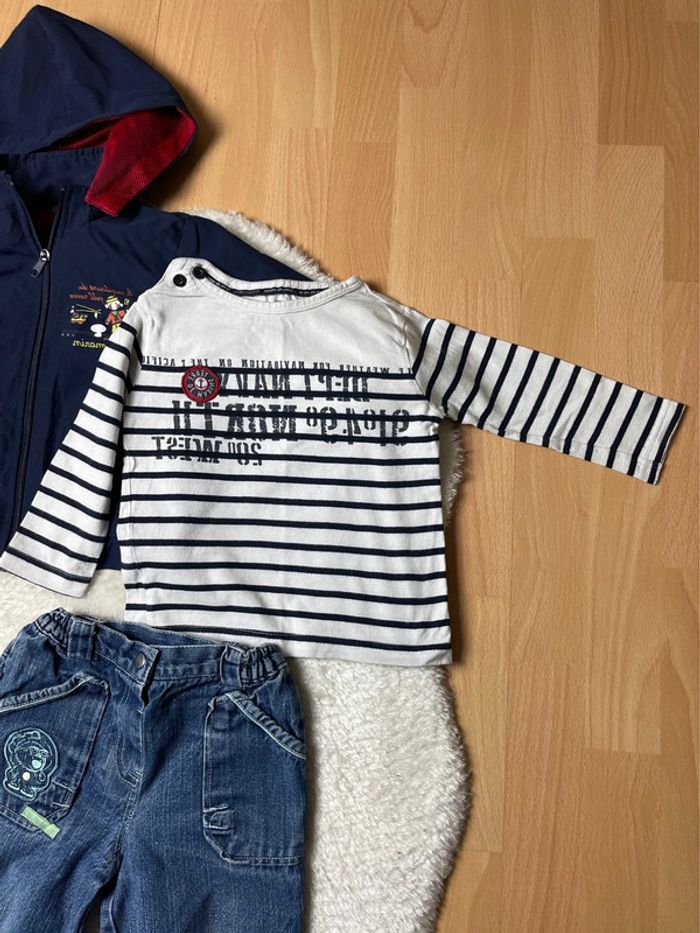 🩸Lot vêtements jeans ,sweat et veste marin en TBE 🩸 - photo numéro 3