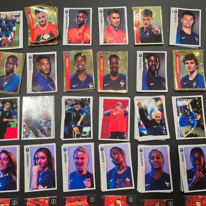 Lot 72 cartes de football Panina et intermarché - photo numéro 4