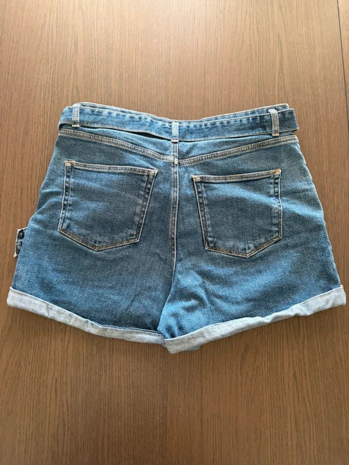 Short jeans taille haute Kiabi - photo numéro 2