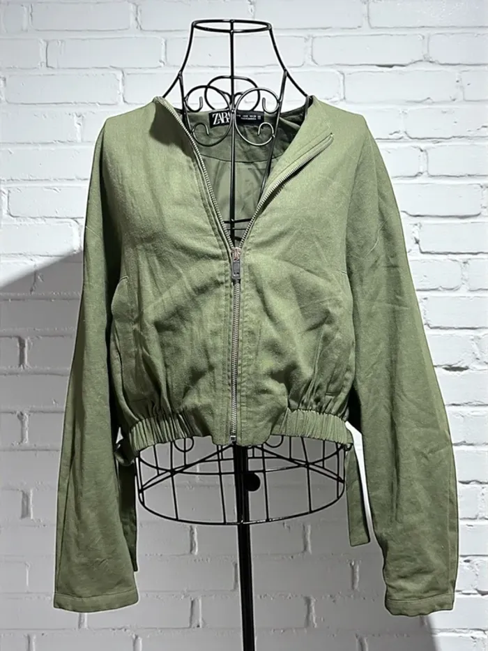 🟩 Magnifique blouson court style aviateur 🟩 P
