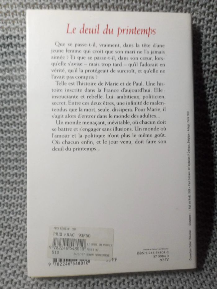 Marie-France Pisier - Le deuil du printemps - photo numéro 2