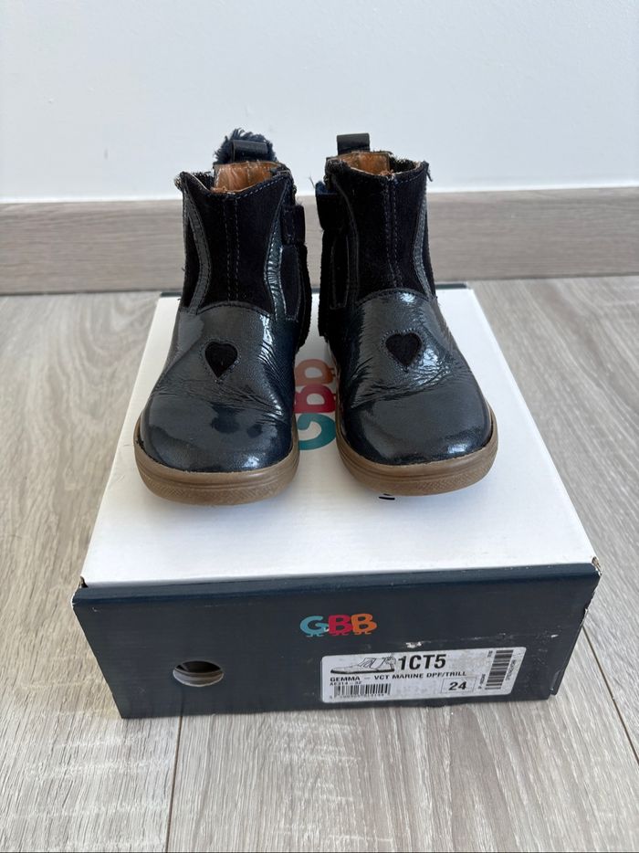 Bottines GBB Gemma 24 bleu marine