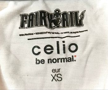 T-shirt Fairy Tail x Celio – Blanc (Très Bon État)