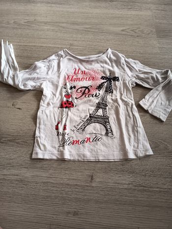 Tee shirt manche longue 3 ans