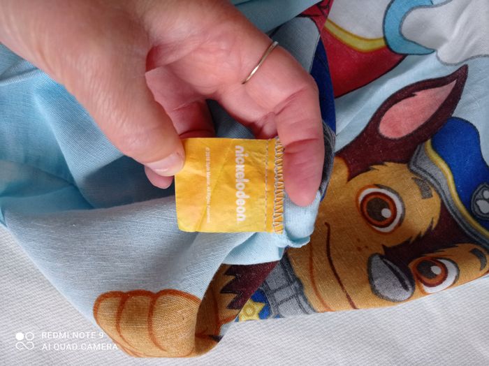 Parure couette + taie oreiller pat patrouille - photo numéro 4