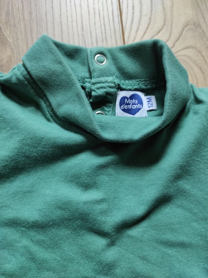 Lot 2 t-shirt manches longues 12 mois Mots d'enfants - photo numéro 4