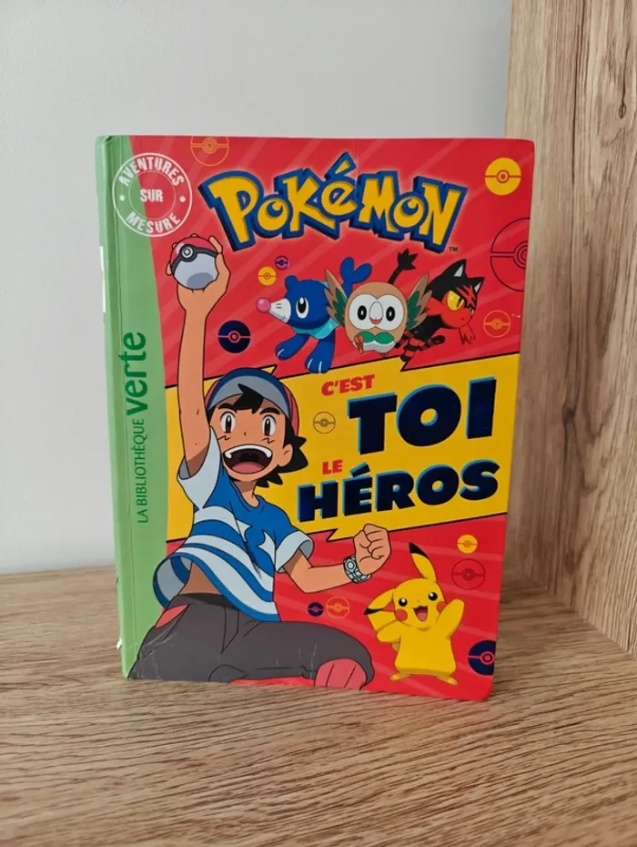 Livre Pokémon C'est toi le héros