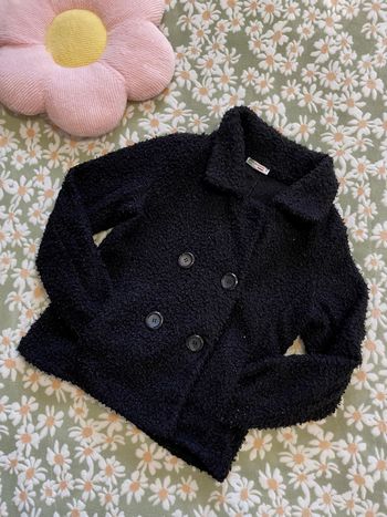 Veste noire Teddy 